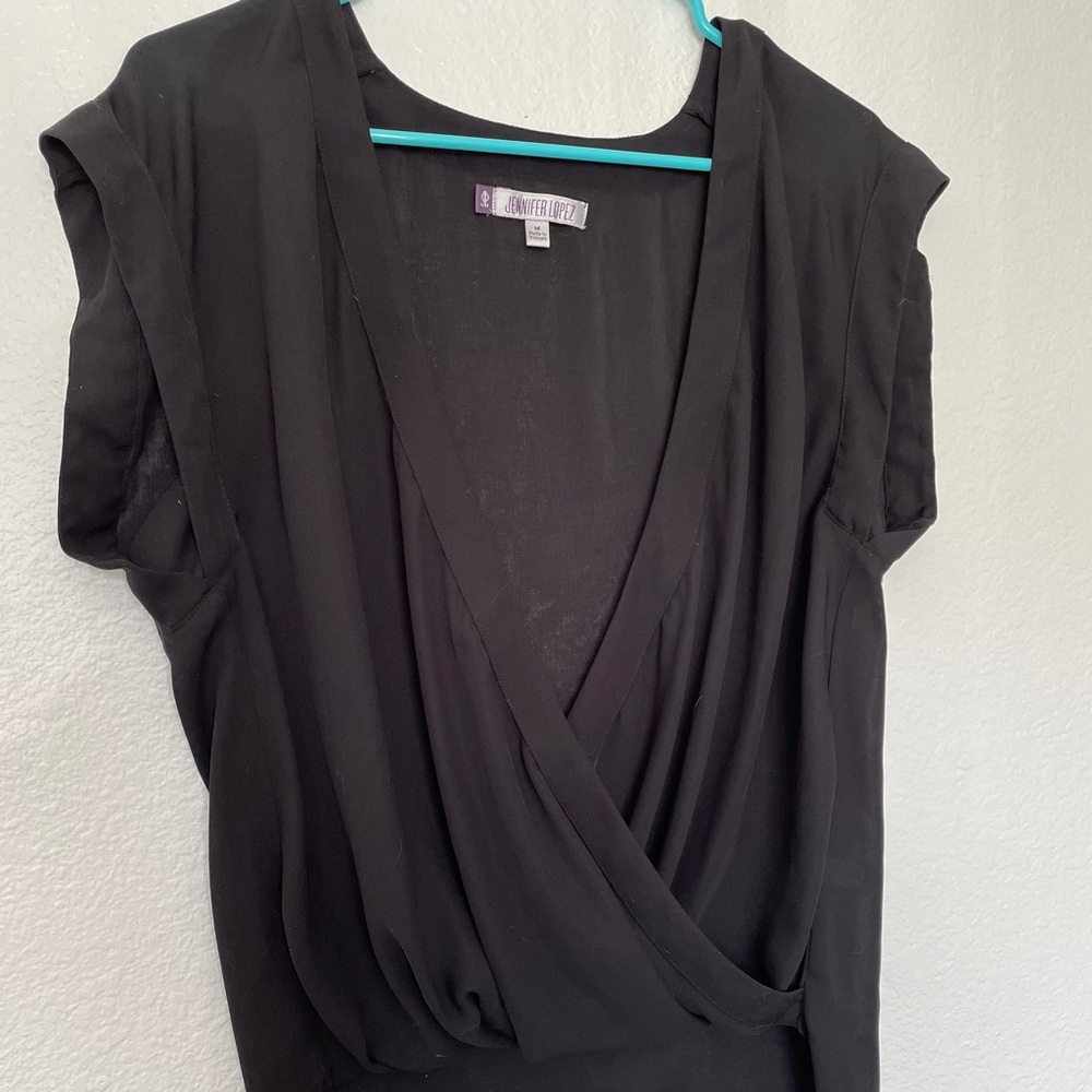 JLO sheer blouse